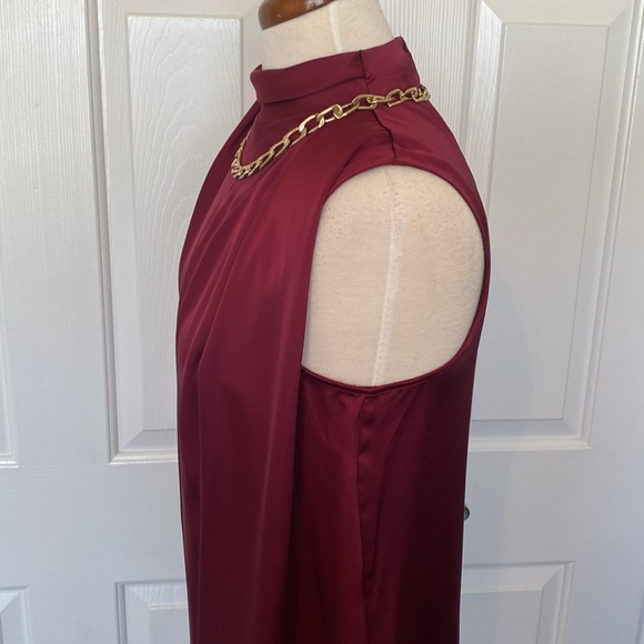 Reiss Freya Chain Detail Sleeveless Top Size - Picture 7 of 14